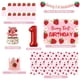 thumbnail image 4 of Set De Decoración Para Fiesta De Primer Cumpleaños De Niña Con Temática De Frutos Rojos, 4 of 6