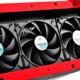 thumbnail image 2 of Gabinete ATX SilverStone Technology, rotación de la placa base a 90 grados con ventana, negro y rojo, 2 of 7