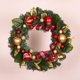thumbnail image 5 of Corona De Navidad Con Guirnalda De Puerta Delantera Ligera Para Decoración De Festival De Ventana, 5 of 6