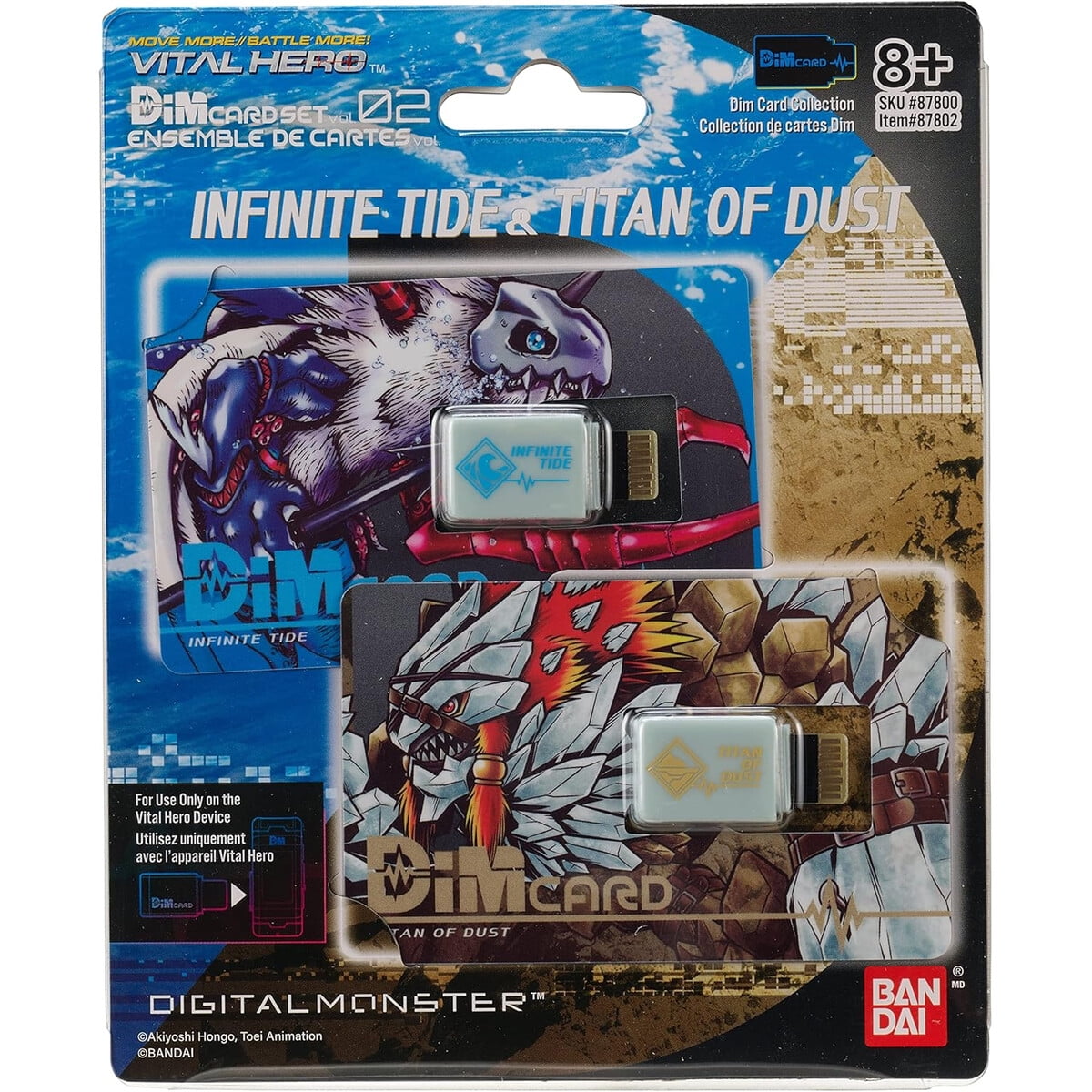 Bandai Digimon Vital Hero DIM Card Pack Infinite Tide Titan of