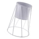 thumbnail image 3 of Planta de hierro Soporte Jardinera Jardinera suculenta Estante Estante para macetas Negro L B Blanco, 3 of 3