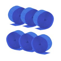 Genérico - Feston Decorativo De Papel Azul Fiestas Patrias 6 Pzas