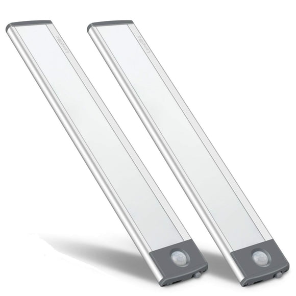 Lámpara de gabinete con sensor de movimiento LEPOTEC, 30 LED, recargable