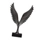thumbnail image 4 of Escultura De Estatua De Ala De ángel Nórdico, Obra De Arte De Resina Para Dormitorio, Hotel, Oficina, Negro, 4 of 5