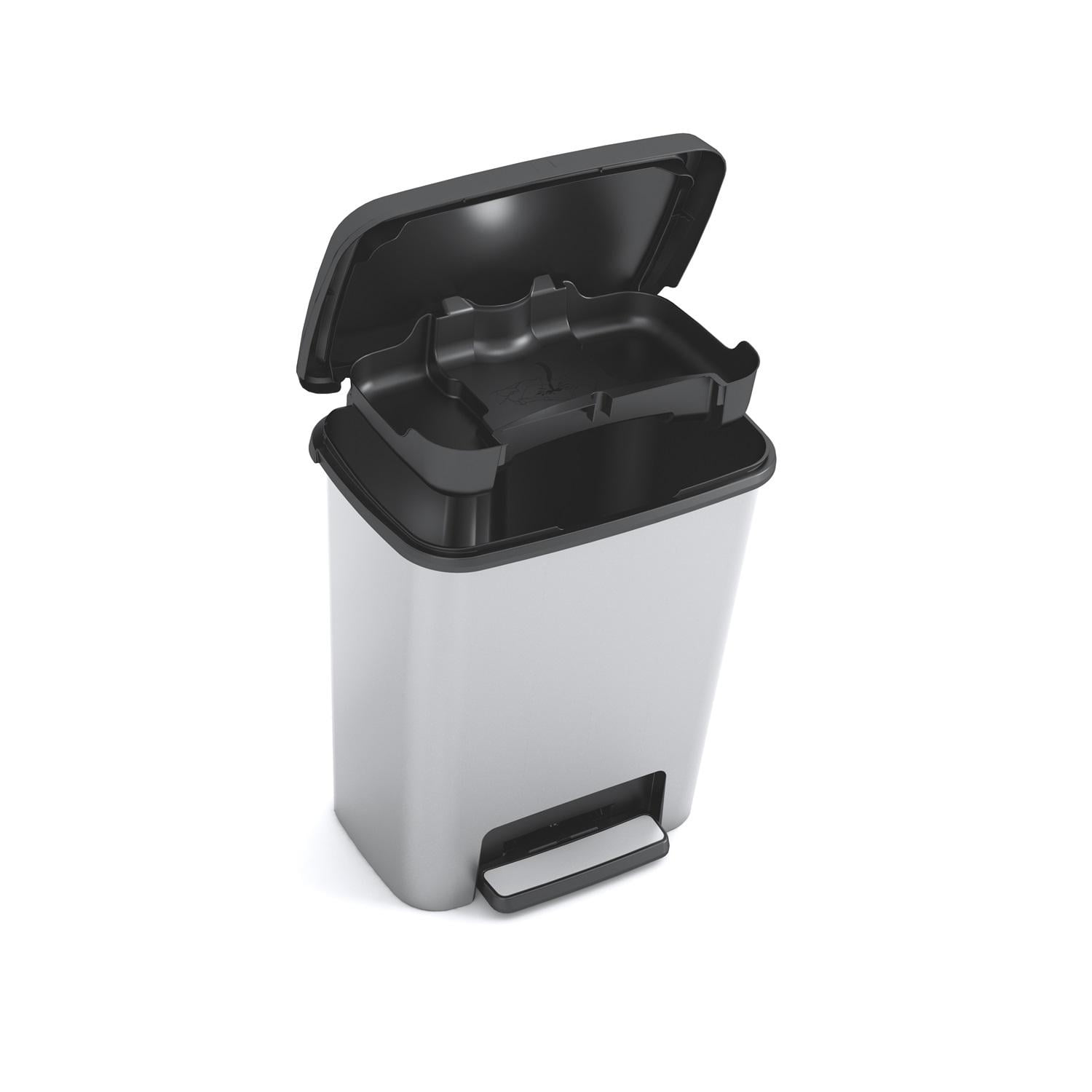 Basurero Compatta 25l Keter Gris