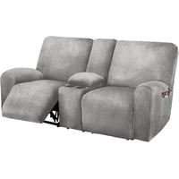 Funda Terciopelo Ulticor Sofá Dos Plazas Reclinable Consola Central