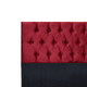 thumbnail image 2 of Respaldo Super King Piso Capitone Premiun 200x140 Cm Rojo Felpa, 2 of 3