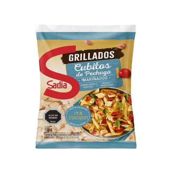 Pollo Cubitos De Pechuga Marinados, 400 g
