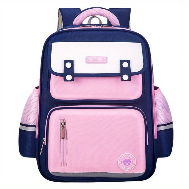 New British Style Casual Large Capacity Children's Backpack Schoolbag Travel Backpack Multiple Pocket Backpack