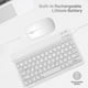 thumbnail image 4 of Juego combinado de teclado y ratón Bluetooth, portátil, inalámbrico, recargable, para Apple iPad, iP, 4 of 7