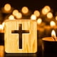 thumbnail image 5 of Lámpara De Noche Led Led De Madera Con Forma De Cruz Diseño De Jesús 3d, 5 of 7