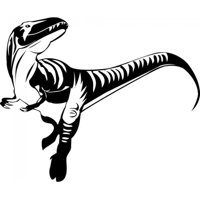 Rienda Libre Graphics - Decomural Acrocanthosaurus Jurassic Dinosaur Ws-17578