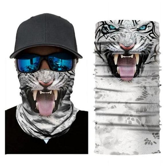 Bandana Animal Tigre Blanco