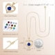 thumbnail image 3 of Collar Love Pendant Con Piedra De Nacimiento Plata, 3 of 4