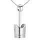 thumbnail image 4 of Collar De Urna De Cremación Recuerdo Exquisito Regalo De Duelo Para Cenizas De Perfume Plata, 4 of 5