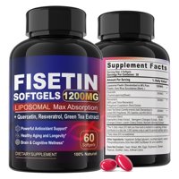 Airboy - Fisetina Liposomal 1200Mg Antioxidante Memoria Polifenoles 60 Softgel Caps