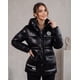 thumbnail image 1 of Maxi Parka Puffer Black Glossy: Estilo Urbano y Térmico - ELX1729, 1 of 8
