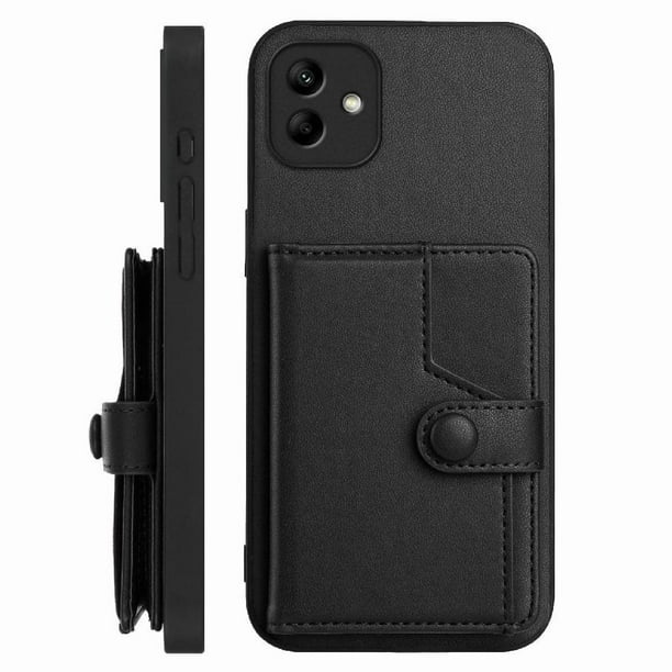 FOXDOCK Funda para SAMSUNG Galaxy A04 con Bloqueo RFID - Diseño Elegante con Cierre de Botón