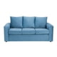 thumbnail image 1 of Sofa Kendy 3C Felpa 30 Azul Petroleo, 1 of 6