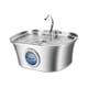 thumbnail image 5 of Fuente Para Gatos De Acero Inoxidable Suministros De Riego Para Alimentación De Gatos Fuente Para Beber Con Ventana, 5 of 5