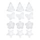 thumbnail image 1 of 12 Vasos De Plástico Transparente Para Velas De Té, 4 Formas, Moldes Para Velas De Té, Contenedores, 1 of 5