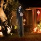 thumbnail image 2 of Decoración de Halloween HOMCOM de 130 cm: Parca tocando guitarra, 2 of 9