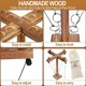 thumbnail image 4 of Juego de anzuelos de madera Nanoable Ring Toss Game con bolsa de transporte, 4 of 6