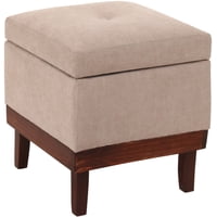 Máxima Design - Pouf Baúl Emilia Arena Altea 45X45X46 Cm