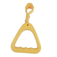 Ioensy - Manija Del Autobús Manija Del Coche Anillo Colgante Del Tren Piezas De Repuesto Resistentes Montaje Conveniente Amarillo