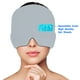 thumbnail image 1 of Gel Hot Cold Therapy Headache Migraine Relief Cap For Chemo,Sinus,Neck Wearable Therapy Wrap Stress Pressure Pain Relief Massage, 1 of 3