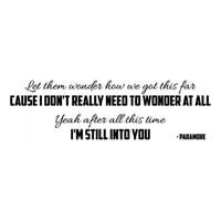 Rienda Libre Graphics - Decomural Paramore Still Into You Ws-34078