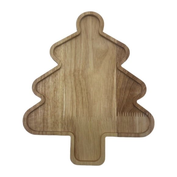 Plato figura de pino de madera