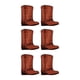 thumbnail image 3 of 6 Cajas De Flores Con Diseño De Botas De Vaquero Para Centro De Mesa De Interior, Color Marrón, 3 of 5