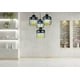 thumbnail image 2 of Lampara Colgante Vidrio 4 Luces Moderna Hogar Lau, 2 of 3