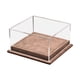 thumbnail image 1 of Vitrina Para Maquetas De Dos Coches A Escala 1/64, Accesorios Portátiles, Tapa De Acrílico Transparente, Color Café, 1 of 5