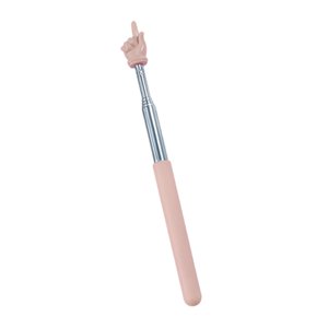 Bothyi - Dispositivos De Barra De Puntero De Dedo Extensible Para Presentación Escuela De Jardín De Infantes Rosa