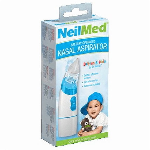 Aspirador Nasal NeilMed a Pilas 2 AA para Bebé de 0 a 6 Años