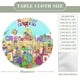 thumbnail image 2 of Numberblocks-theme Fitted Round Tablecloths Elastic Edged Table Covers Waterproof Table Cloth for Kitchen Holiday Party Tables Decor 120cm, 2 of 6