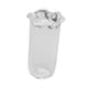 thumbnail image 4 of Jarrón De Vidrio Pequeño, Transparente, Ideal Como Regalo Para El Hogar, La Sala De Estar O El Escritorio., 4 of 5