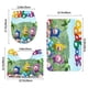 thumbnail image 3 of Oddbods Juego de 3 alfombras de baño de coral fleece: tapete de baño + alfombra de inodoro en forma de U + funda de tapa de inodoro en forma de O, 3 of 6