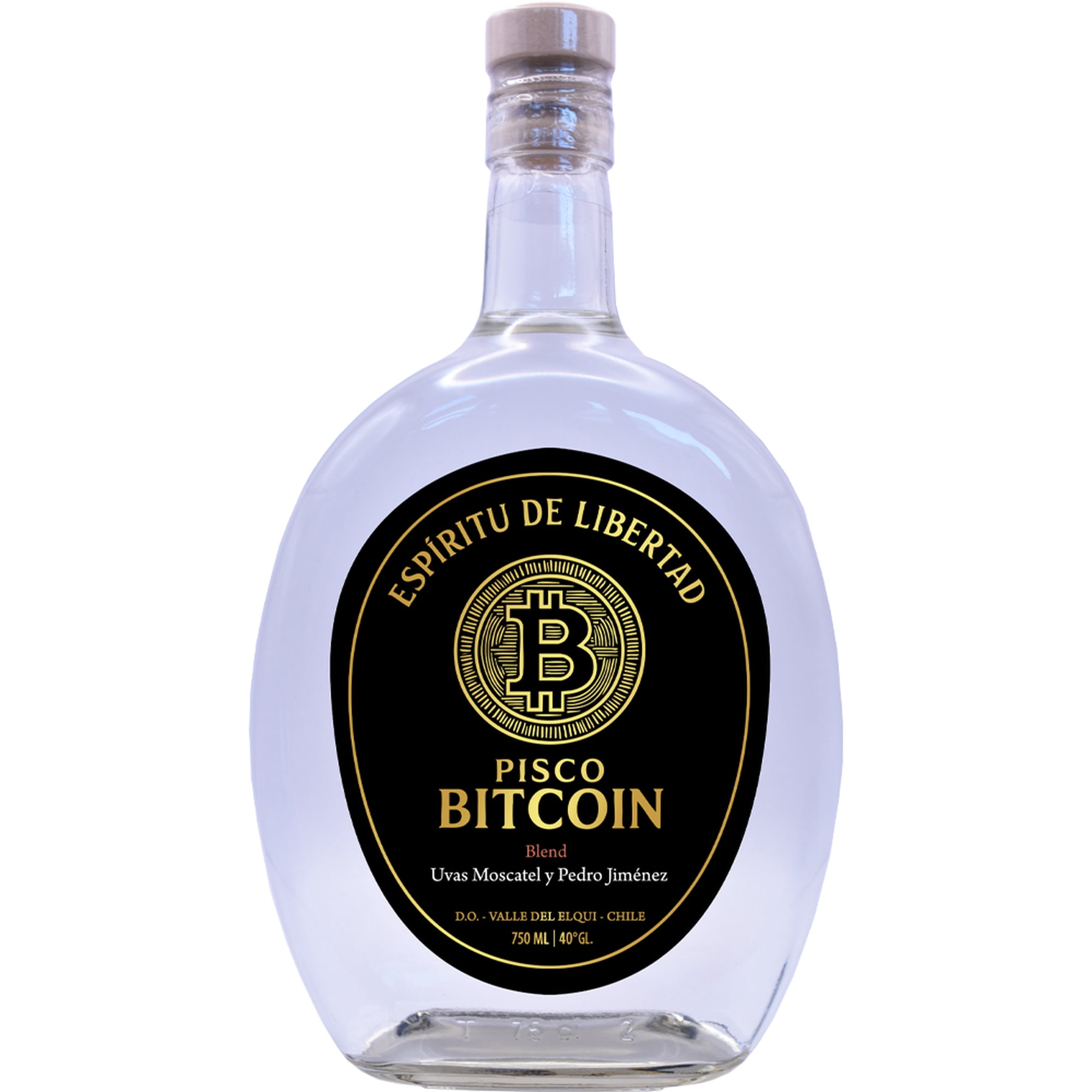 Pisco Bitcoin 40° Blend 750cc