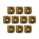 thumbnail image 2 of Juego De Dados De 6 Caras 10x Juego De Dados De Juego De Dados Para KTV Juego De Rol Amarillo, 2 of 5