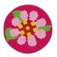 thumbnail image 1 of Latch Hook Kits Alfombra redonda Fabricación del paquete para principiantes adultos Flor rosa, 1 of 5