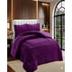thumbnail image 3 of Cobertor De Invierno Con Textura 1 5 Plaza 180x200cm P Violeta, 3 of 4