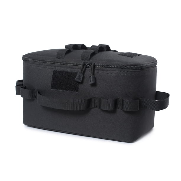 Multifunctional Outdoor Camping Gas Tank Storage Bag With Multi Sections, Outdoor Organizer Accessories