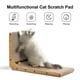 thumbnail image 2 of Cat Scratcher FUKUMARU en forma de L montado en la pared con pelota de juguete, 2 of 9