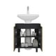 thumbnail image 3 of Mueble Para Lavamanos 2 Puertas Negro Y Café Claro, 3 of 8