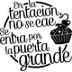thumbnail image 1 of Frase Deco En La Tentación No Se Cae Se Entra FR-11099, 1 of 3