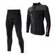 thumbnail image 3 of Trajes de neopreno Wetsuits de manga larga con cremallera frontal Chaqueta de surf traje de buceo pantalones L, 3 of 6
