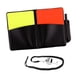 thumbnail image 5 of Juego de tarjetas de árbitro de fútbol, ​​equipo de árbitro, fútbol deportivo, tarjetas rojas y amarillas para competición, partido de fútbol, ​​campo, 5 of 5